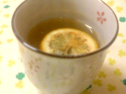 ☆風邪に効果アリかも☆蜂蜜漬けレモン緑茶☆*:・☆